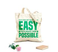 AILOONG Bolsas reutilizables para la compra Proverbios bíblicos cristianos Tela de 340g/m² de grosor Plegable