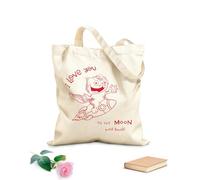 AILOONG Bolsas reutilizables para la compra Un gato volando en un cohete Tela de 340g/m² de grosor Plegable