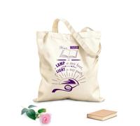 AILOONG Bolsas reutilizables para la compra Versículo bíblico: Tu palabra es lámpara a mis pies y luz a mi camino Salmo 119:105 Tela de 340g/m² de grosor Plegable