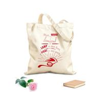 AILOONG Bolsas reutilizables para la compra Versículo bíblico: Tu palabra es lámpara a mis pies y luz a mi camino Salmo 119:105 Tela de 340g/m² de grosor Plegable