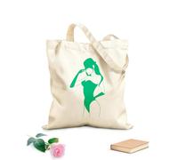 AILOONG Bolsos de calicó para mujer apelación Mujer Joven Chica apelación Chica Tela de 340g/m² de grosor Plegable