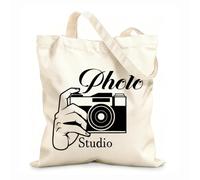 AILOONG Bolsos de calicó para mujer Cámara de estudio fotográfico Cámara de estudio fotográfico con ventana de mano Tela de 12 oz de grosor Plegable 25x30cm Pequeño