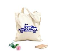 AILOONG Bolsos de calicó para mujer Tanques Fuerzas Armadas Vehículos Terrestres Ametralladoras Garantía de Calidad Tela de 340g/m² de grosor Plegable