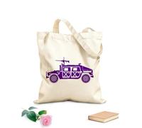 AILOONG Bolsos de calicó para mujer Tanques Fuerzas Armadas Vehículos Terrestres Ametralladoras Garantía de Calidad Tela de 340g/m² de grosor Plegable