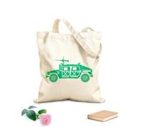 AILOONG Bolsos de calicó para mujer Tanques Fuerzas Armadas Vehículos Terrestres Ametralladoras Garantía de Calidad Tela de 340g/m² de grosor Plegable