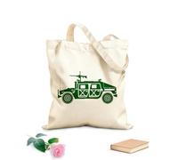 AILOONG Bolsos de calicó para mujer Tanques Fuerzas Armadas Vehículos Terrestres Ametralladoras Garantía de Calidad Tela de 340g/m² de grosor Plegable