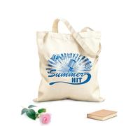 AILOONG Bolsos de hombro de lona de algodón Cartel del concierto Tela de 340g/m² de grosor Se usa como bolsa de herramientas