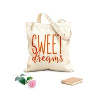 AILOONG Bolsos de hombro de lona de algodón Dulces sueños Tela de 340g/m² de grosor Se usa como bolsa de herramientas