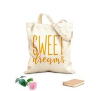 AILOONG Bolsos de hombro de lona de algodón Dulces sueños Tela de 340g/m² de grosor Se usa como bolsa de herramientas