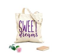 AILOONG Bolsos de hombro de lona de algodón Dulces sueños Tela de 340g/m² de grosor Se usa como bolsa de herramientas