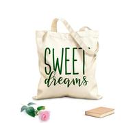 AILOONG Bolsos de hombro de lona de algodón Dulces sueños Tela de 340g/m² de grosor Se usa como bolsa de herramientas