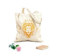 AILOONG Bolsos de hombro de lona de algodón Escudo de armas Cresta del león Tela de 340g/m² de grosor Se usa como bolsa de herramientas