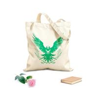 AILOONG Bolsos de hombro de lona de algodón Majestuosa Águila Negra Tela de 340g/m² de grosor Se usa como bolsa de herramientas