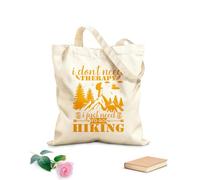 AILOONG Bolsos de hombro de lona de algodón No necesito terapia solo para ir de excursión Tela de 340g/m² de grosor Se usa como bolsa de herramientas