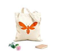 AILOONG Bolsos de hombro de lona de algodón Silueta de abeja Tela de 340g/m² de grosor Se usa como bolsa de herramientas