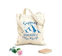 AILOONG Bolsos de lona de algodón para mujer Camiseta gráfica retro inspiradora de vida de mamá Tela de 340g/m² de grosor Material agradable para la piel