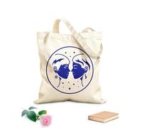AILOONG Bolsos de lona de algodón para mujer Constelación astrología celestial misterioso espacio imagen futuro zodíaco Ofiuco Tela de 340g/m² de grosor Material agradable para la piel