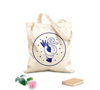 AILOONG Bolsos de lona de algodón para mujer Constelación astrología celestial misterioso espacio imagen futuro zodíaco Ofiuco Tela de 340g/m² de grosor Material agradable para la piel