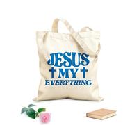 AILOONG Bolsos de lona de algodón para mujer cristiano cristiano Tela de 340g/m² de grosor Material agradable para la piel