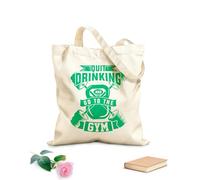 AILOONG Bolsos de lona de algodón para mujer dejar de beber ir al gimnasio gimnasio y fitness Tela de 340g/m² de grosor Material agradable para la piel