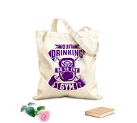 AILOONG Bolsos de lona de algodón para mujer dejar de beber ir al gimnasio gimnasio y fitness Tela de 340g/m² de grosor Material agradable para la piel