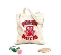 AILOONG Bolsos de lona de algodón para mujer dejar de beber ir al gimnasio gimnasio y fitness Tela de 340g/m² de grosor Material agradable para la piel