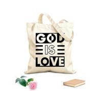 AILOONG Bolsos de lona de algodón para mujer Dichos y proverbios religiosos cristianos Tela de 12 oz de grosor Material agradable para la piel 25x30cm Pequeño
