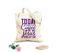 AILOONG Bolsos de lona de algodón para mujer Regalo Jesús, diseño divertido de regalo de Dios Tela de 340g/m² de grosor Material agradable para la piel
