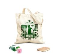 AILOONG Bolsos de lona de algodón para mujer Tela de 340g/m² de grosor silueta del día del patriota día del patriota 11 de septiembre nunca lo olvidaremos Material agradable para la piel