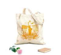 AILOONG Bolsos de lona de algodón para mujer Tela de 340g/m² de grosor silueta del día del patriota día del patriota 11 de septiembre nunca lo olvidaremos Material agradable para la piel