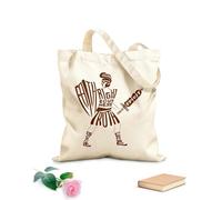 AILOONG Bolsos de lona de algodón para mujer Tela de 340g/m² de grosor soldado con la armadura de dios Material agradable para la piel