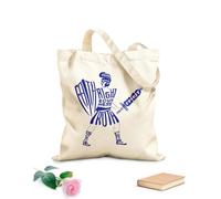 AILOONG Bolsos de lona de algodón para mujer Tela de 340g/m² de grosor soldado con la armadura de dios Material agradable para la piel