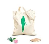 AILOONG Chica Bond, agente secreto, espía, mujer con pistola Bolsa de compras de lona de algodón Tela de 340g/m² de grosor Se usa como bolsa de regalo