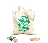 AILOONG Cita inspiradora: No dejes que los tontos arruinen tu día. Bolsas de lona con estampados personalizables Tela de 340g/m² de grosor Combina con la ropa