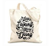 AILOONG Cita inspiradora: No dejes que los tontos arruinen tu día. Bolsas de lona con estampados personalizables Tela de 12 oz de grosor Combina con la ropa 31x36cm Mediano