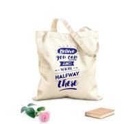 AILOONG Cita inspiradora que cualquier oficina debería decir Bolsa de lona sin blanquear Tela de 340g/m² de grosor Se usa como bolsa de herramientas
