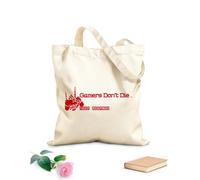 AILOONG Cita Palabras Juegos No Mueren Ellos Reaparecen Letras Inspiradoras Bolsa de lona sin blanquear Tela de 340g/m² de grosor Se usa como bolsa de herramientas