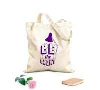 AILOONG Cita Sé la luz Letras Vivir Bolsa de lona sin blanquear Tela de 340g/m² de grosor Se usa como bolsa de herramientas