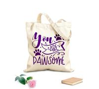 AILOONG Citas increíbles Eres una pata increíble Bolsa de lona sin blanquear Tela de 340g/m² de grosor Se usa como bolsa de herramientas