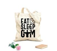 AILOONG citas motivacionales Bolsas de lona con estampados personalizables Tela de 12 oz de grosor Combina con la ropa 25x30cm Pequeño