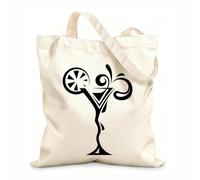 AILOONG Colección de cócteles y martini de vasos para bebidas Cafetería Bolsa de lona Tela de 12 oz de grosor Sustituye a la mochila escolar 25x30cm Pequeño