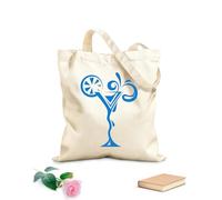 AILOONG Colección de cócteles y martini de vasos para bebidas Cafetería Bolsa de lona Tela de 340g/m² de grosor Sustituye a la mochila escolar