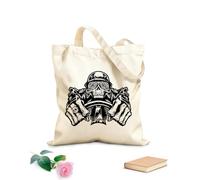 AILOONG Conductor de carreras de monstruos, esqueleto, zombi y cadáver Bolsa de lona Tela de 12 oz de grosor Sustituye a la mochila escolar 31x36cm Mediano