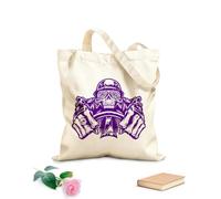 AILOONG Conductor de carreras de monstruos, esqueleto, zombi y cadáver Bolsa de lona Tela de 340g/m² de grosor Sustituye a la mochila escolar