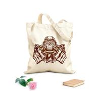 AILOONG Conductor de carreras de monstruos, esqueleto, zombi y cadáver Bolsa de lona Tela de 340g/m² de grosor Sustituye a la mochila escolar