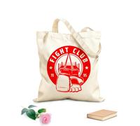 AILOONG Conjunto de iconos de combates individuales de boxeo, muay thai Bolsa de tela con asa plana Tela de 340g/m² de grosor Sustituye a la mochila escolar