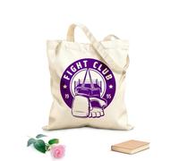 AILOONG Conjunto de iconos de combates individuales de boxeo, muay thai Bolsa de tela con asa plana Tela de 340g/m² de grosor Sustituye a la mochila escolar