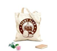 AILOONG Conjunto de iconos de combates individuales de boxeo, muay thai Bolsa de tela con asa plana Tela de 340g/m² de grosor Sustituye a la mochila escolar