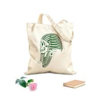 AILOONG Cráneo, huesos, esqueleto, faraón, antiguo Egipto Bolsa de lona sin blanquear Tela de 340g/m² de grosor Se usa como bolsa de herramientas