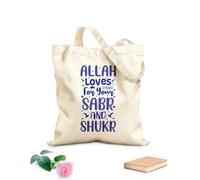 AILOONG Dios te ama Bolsa de lona para vino Tela de 340g/m² de grosor Combina con la ropa
